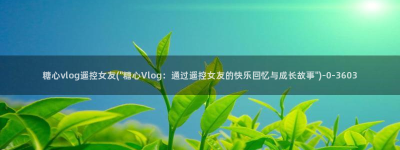 糖心vlog吾爱下
